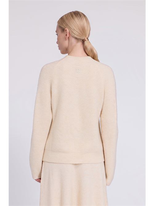 D49EM025EO0MF460  RIBBED SWEATER Ermanno Firenze | D49EM025EO0MF460